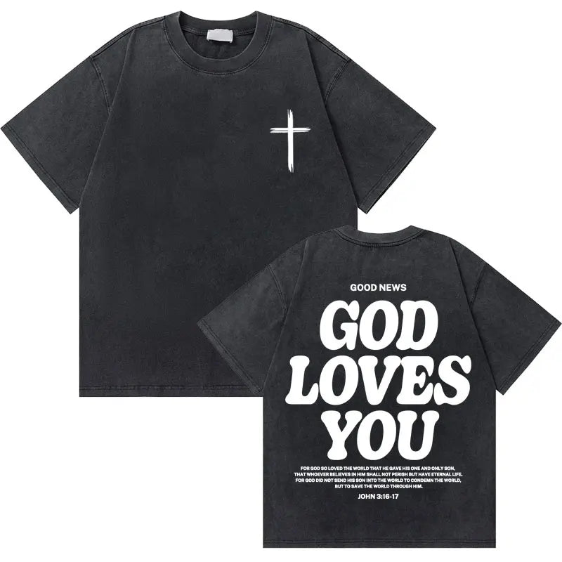 Vintage God Loves You - Redeemed Prints